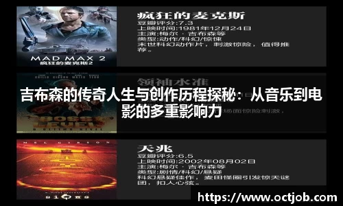 吉布森的传奇人生与创作历程探秘：从音乐到电影的多重影响力